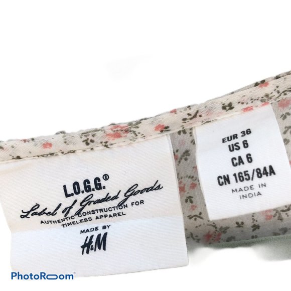 L.O.G.G. by H&M Women's Size 6 Blouse - Picture 3 of 6